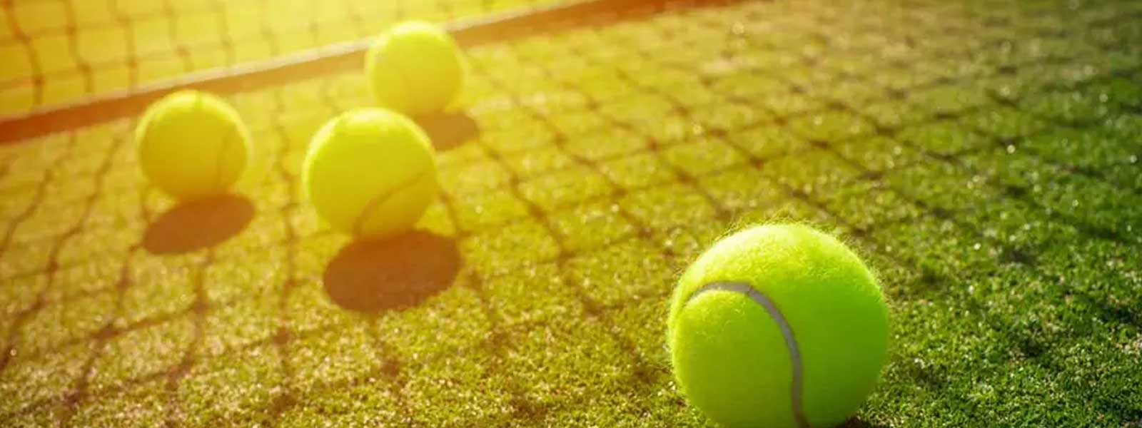 Desafios do piso de grama da quadra no LEBA tênis de grama para os amigos tenistas.