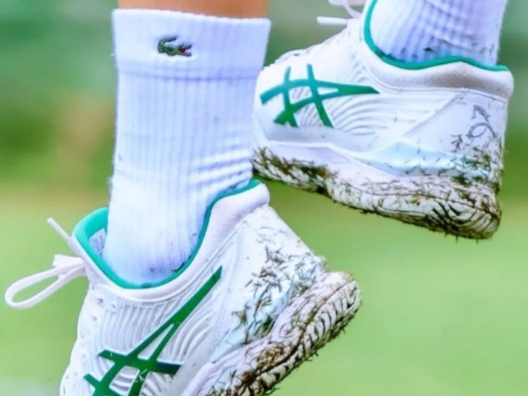 Qual o tênis que utilizamos aqui no LEBA tênis na grama?